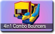 Combo Bouncers with Slide Combo Bouncers with Slide